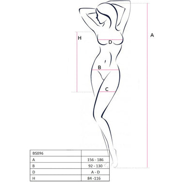 Bodystocking Sensuale PASSION Bianca One Size, Design Sexy e Resistente